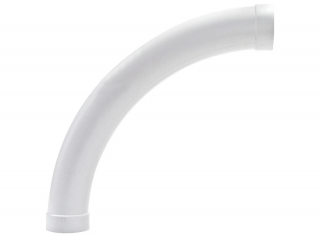Elbow PVC pipe fitting for Retraflex retractable hose - very long-radius
