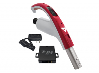 Wireless remote control handle for retractable hose with receiver - 2nd generation