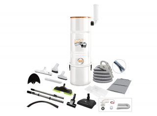 Demonstrator - Central Vacuum with premium electric power nozzle - 700 Airwatts - Rhinovac
