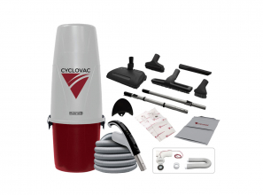 Démonstrateur - Aspirateur central avec balai électrique premium - 700 Airwatts - Cyclovac Nitro Max