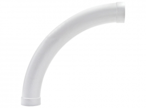 Elbow PVC pipe fitting for Retraflex retractable hose - 90° - very long-radius