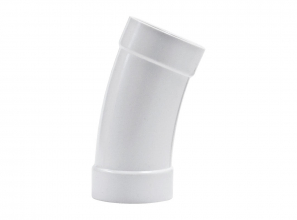Coude PVC pour boyau rétractable Retraflex - 22,5° - Très long rayon