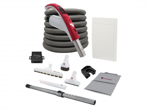 Retraflex attachments kit with SpeedyFlex hose and Exclusive Cyclovac handle - Wireless handle and receiver
