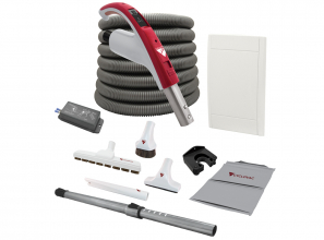 Retraflex attachments kit with SpeedyFlex hose and Exclusive Cyclovac handle - Wireless handle and receiver