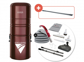 Aspirateur central 525 - Ensemble d'accessoires électriques 110/24V
