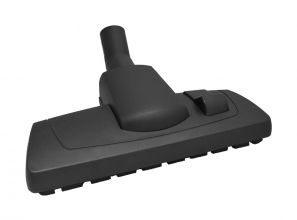 Floor and carpet brush combination tool with wheel DS408 - Black