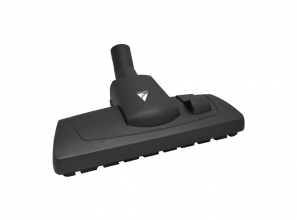 Floor and carpet brush combination tool with wheel DS408 - Black