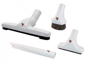 Brush kit with floor brush De Luxe 10 in. (25.4 cm) - Cyclovac