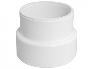 Reducer PVC pipe fitting - Vaculine - 2 in. to 1 21/32 in. (51-43 mm)