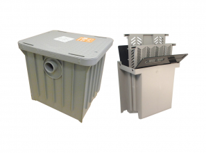 Décanteur et petit collecteur de débris pour récupérateur sec et humide Wave