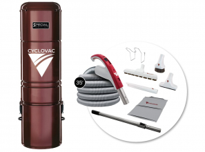 Aspirateur central Special Edition 2025 avec ensemble d'accessoires 24V Super Luxe - boyau 35 po. (10,67 m) 