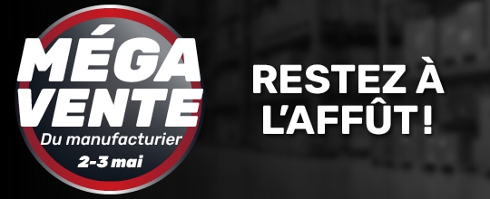 Vente du manufacturier 2026