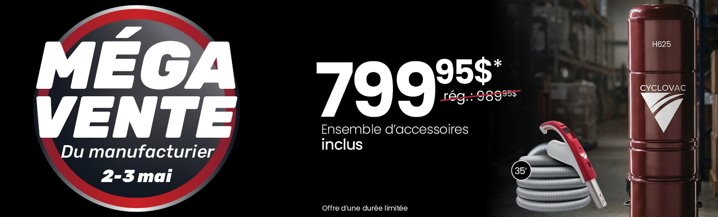 Vente du manufacturier 2026