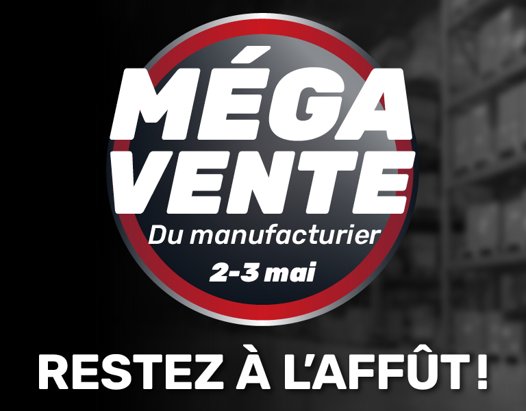 Vente du manufacturier 2026
