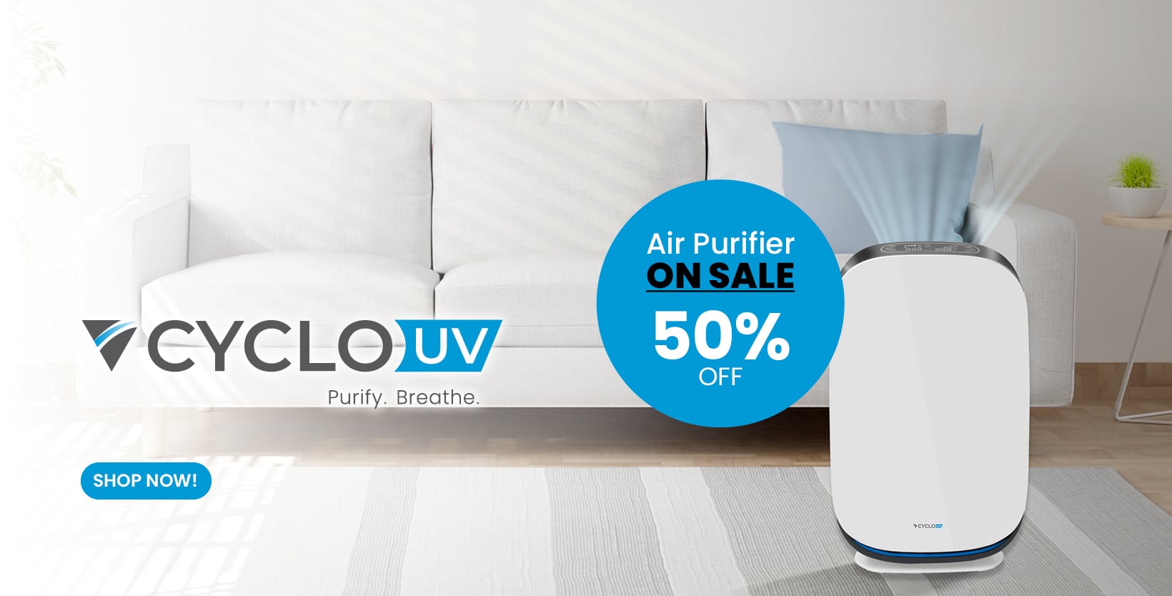 Save 28% on air purifier, shop now!